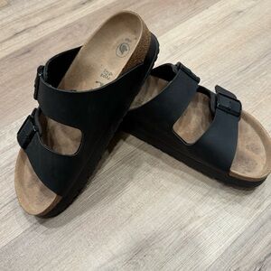 Birkenstock Papillio Arizona platform black vegan size 42